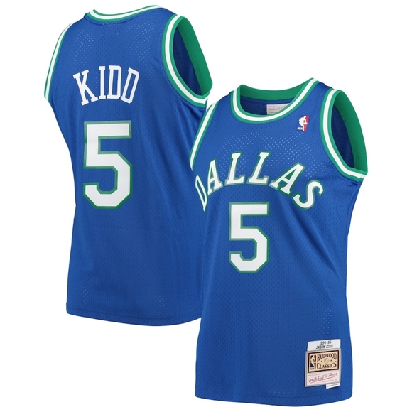 New Mitchell & Ness Dallas Mavericks Jason Kidd NBA Swingman Road Jersey Mens XL